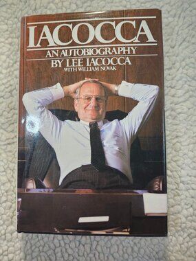 Iacocca An Autobiography Lee Iacocca Bantam 1984 Hardcover Dust Jacket w/Photos
